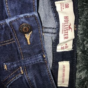 Dark blue hollister jeans